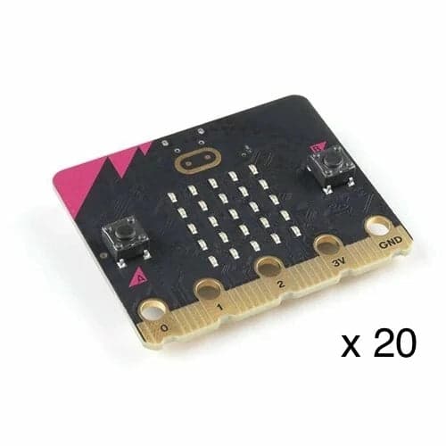 Micro:bit v2.2, упаковка из 20 штук — только плата — фото 2