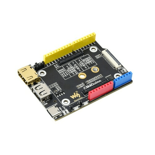 Базовая плата, совместимая с Arduino, для вычислительного модуля Raspberry Pi 4, HDMI, USB, слот M.2 — фото 2