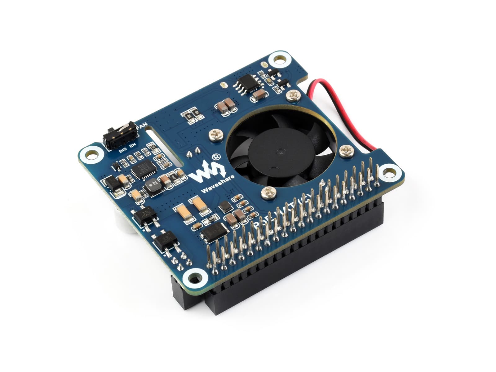 Шляпа Power over Ethernet (C) для Raspberry Pi 3B+/4B, совместимая со стандартом 802.3af/at — фото 2