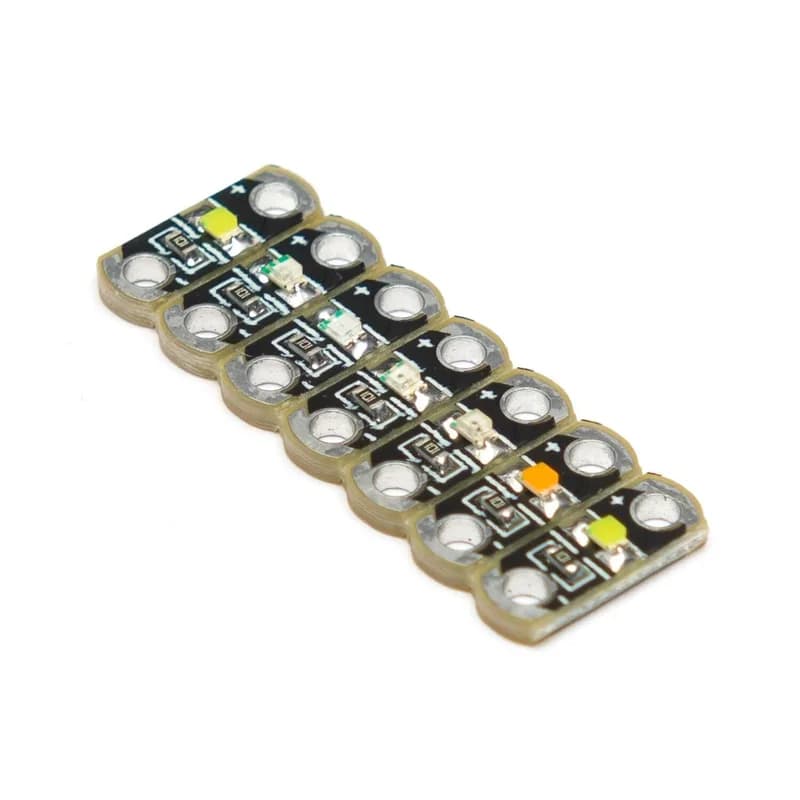 E-Textiles Rainbow 7 светодиодов (6 цветов)