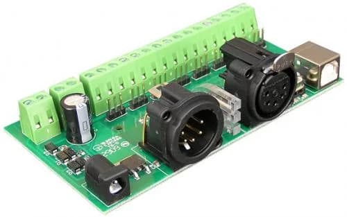DMX-USB-RX-D8 DMX512, 8-канальный модуль цифрового вывода