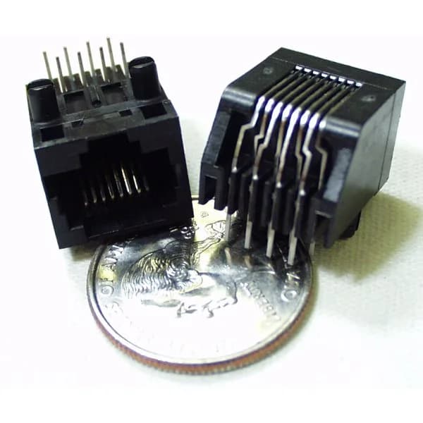 Разъем RJ45 и 8-контактный