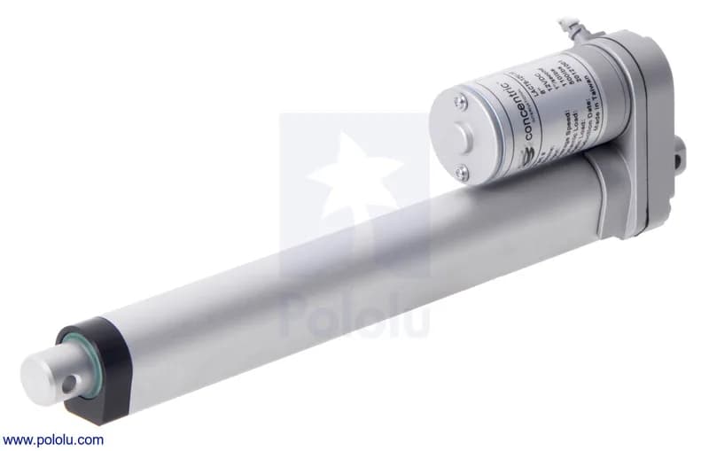 Glideforce GF23-120508-1-65 Высокоскоростной линейный привод LD: 12 кгс, ход 8 дюймов (полезный 7,8 дюйма), 3,3 дюйма/с, 12 В