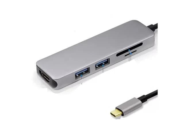 TYPE-C TO 2XUSB3.0+SD/TF +HDMI
