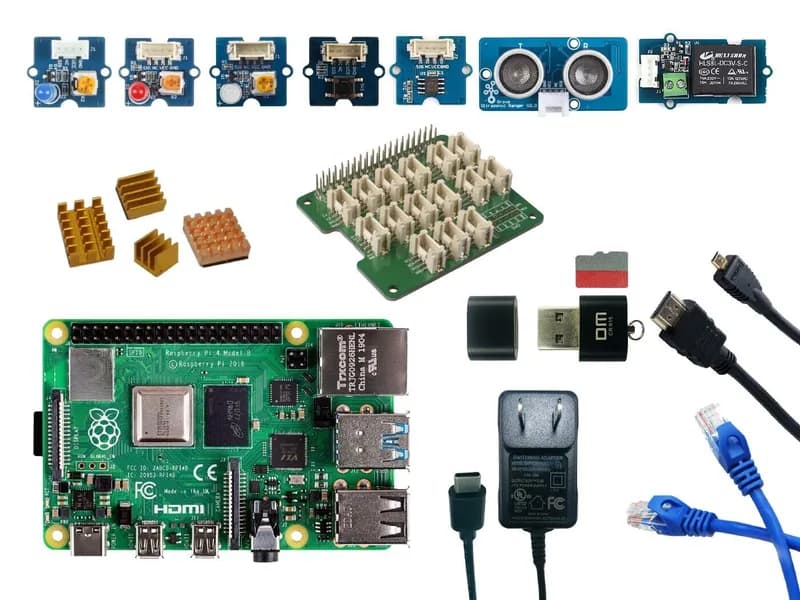 Seeed Studio — комплект для начинающих Grove — Raspberry Pi 4B — 4 ГБ
