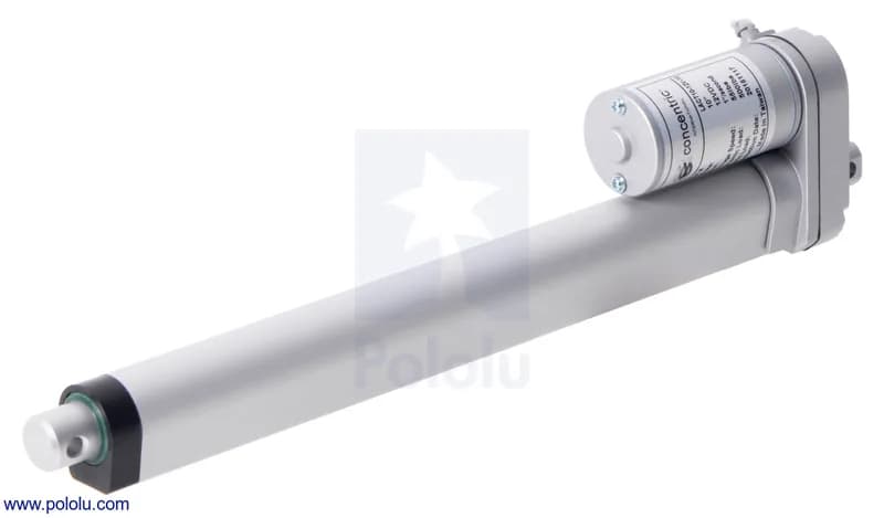 Glideforce LACT10-12V-10 Линейный привод для легких условий эксплуатации: 25 кгс, ход 10 дюймов (используемый 9,8 дюйма), 1,1 дюйма/с, 12 В