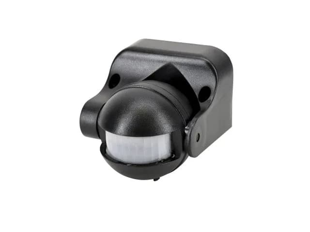 HKD IP44 OUTDOOR PIR 220VAC BLK