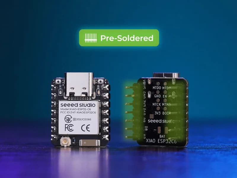 Seeed Studio XIAO ESP32-C6 (предварительно припаянный)
