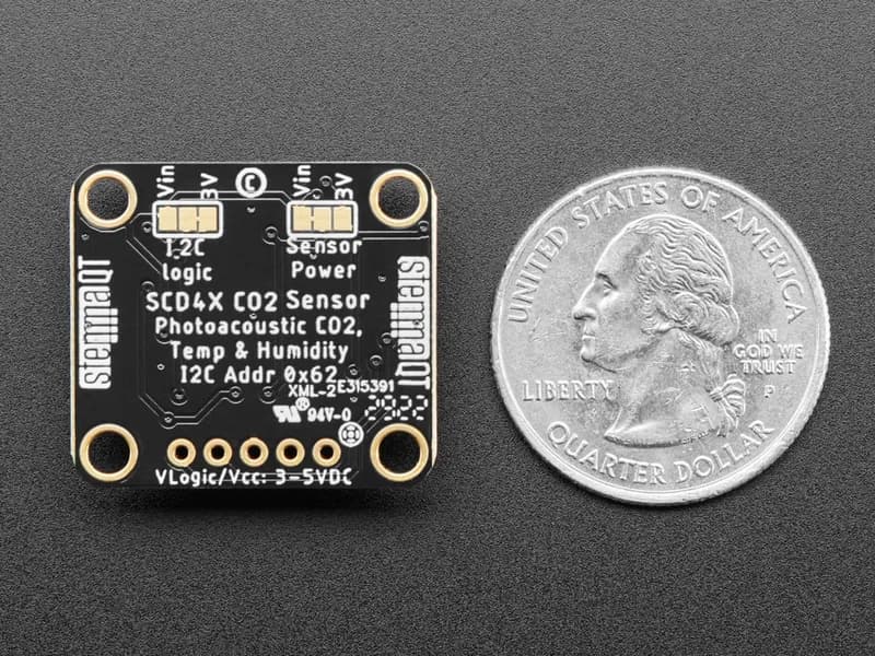 Adafruit SCD-40 - Датчик истинного CO2, температуры и влажности STEMMA QT / Qwiic