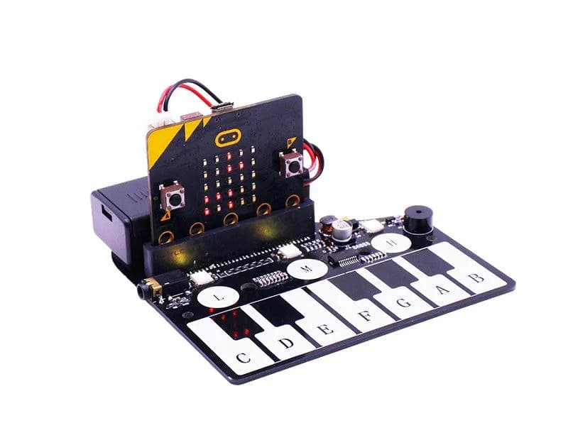Плата расширения фортепиано Yahboom Micro:bit, совместимая с платой Micro:bit V2/V1.5