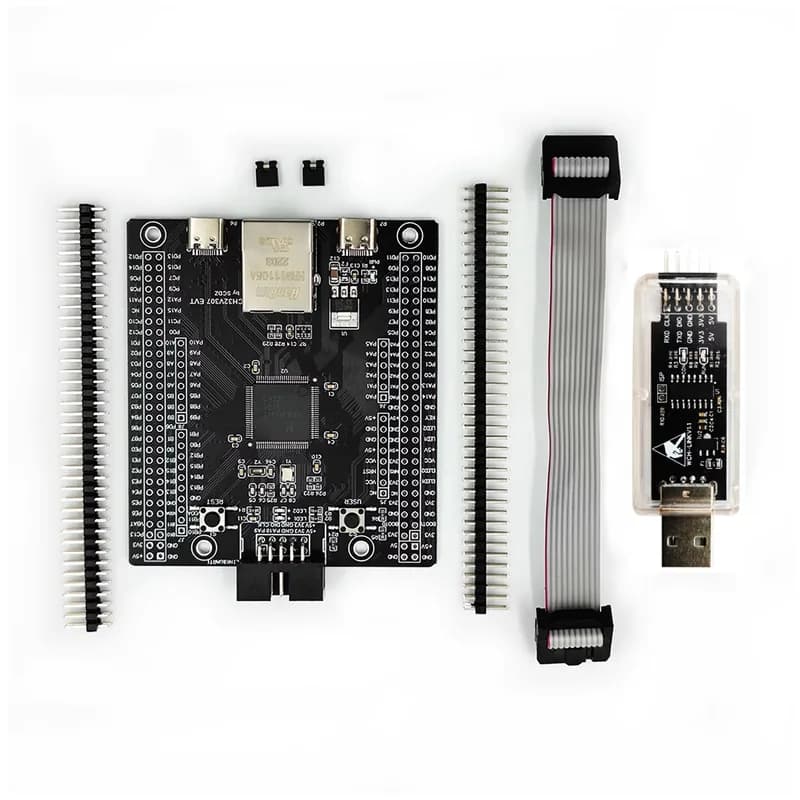 Оценочная плата CH32V307 Встроенный микроконтроллер RISC-V Wch-link CH32V307VCT6 CH32V307V-EVT-R1 WCH