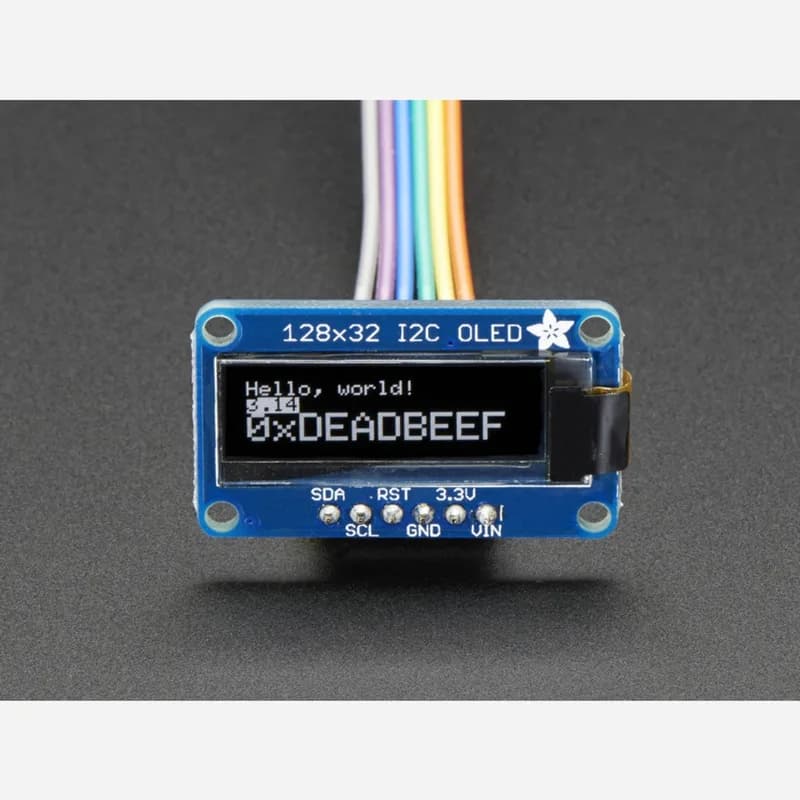 Монохромный графический OLED-дисплей I2C 128x32