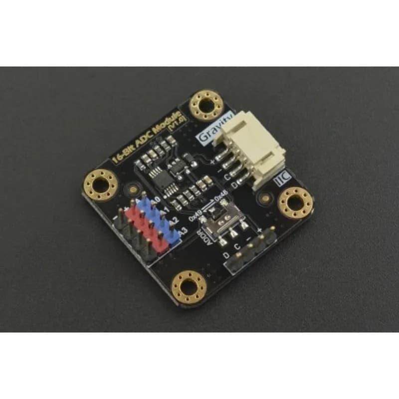 Gravity: 16-битный модуль АЦП I2C ADS1115 (совместим с Arduino Raspberry Pi)