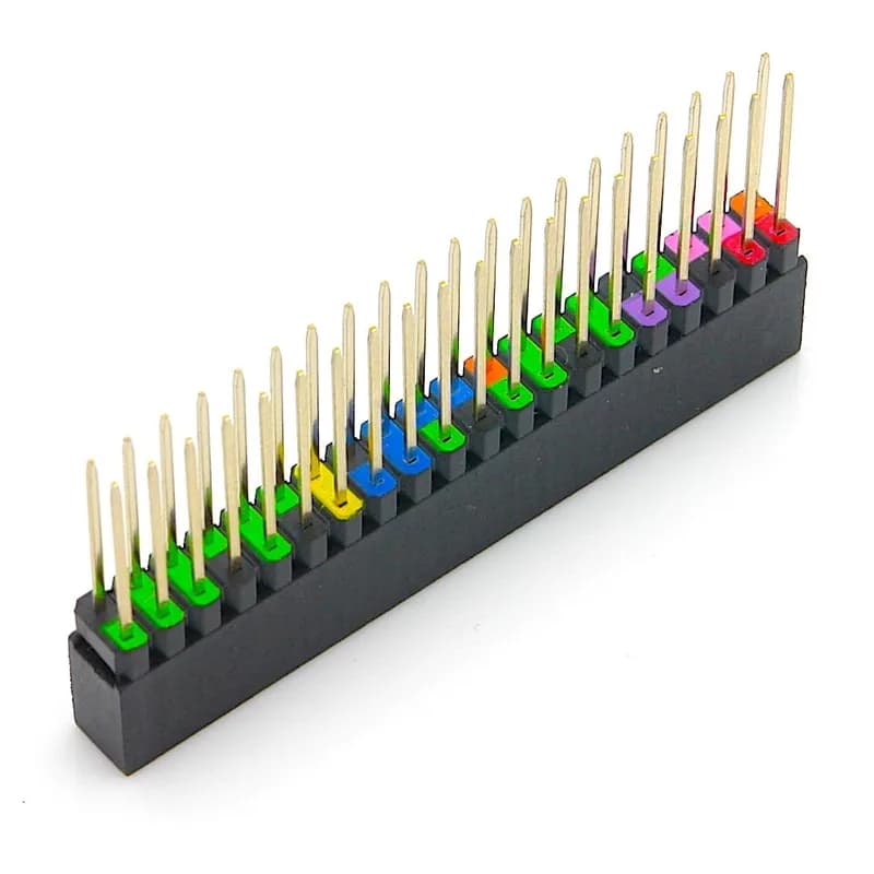 40-контактный стековый разъем GPIO для Raspberry Pi, большой код, 13,3 мм