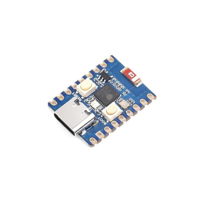Мини-плата разработки ESP32-C3 на базе одноядерного процессора ESP32-C3FN4, рабочая частота 160 МГц, Wi-Fi и Bluetooth 5 2,4 ГГц.