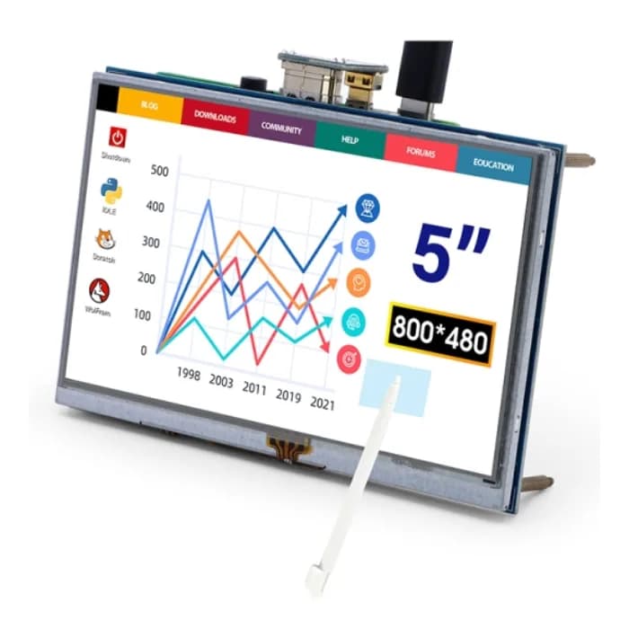 Elecrow RR050 5-дюймовый резистивный сенсорный TFT-дисплей 800x480