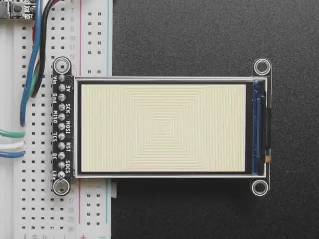 Adafruit 1,9-дюймовый цветной IPS TFT-дисплей с разрешением 320x170 пикселей