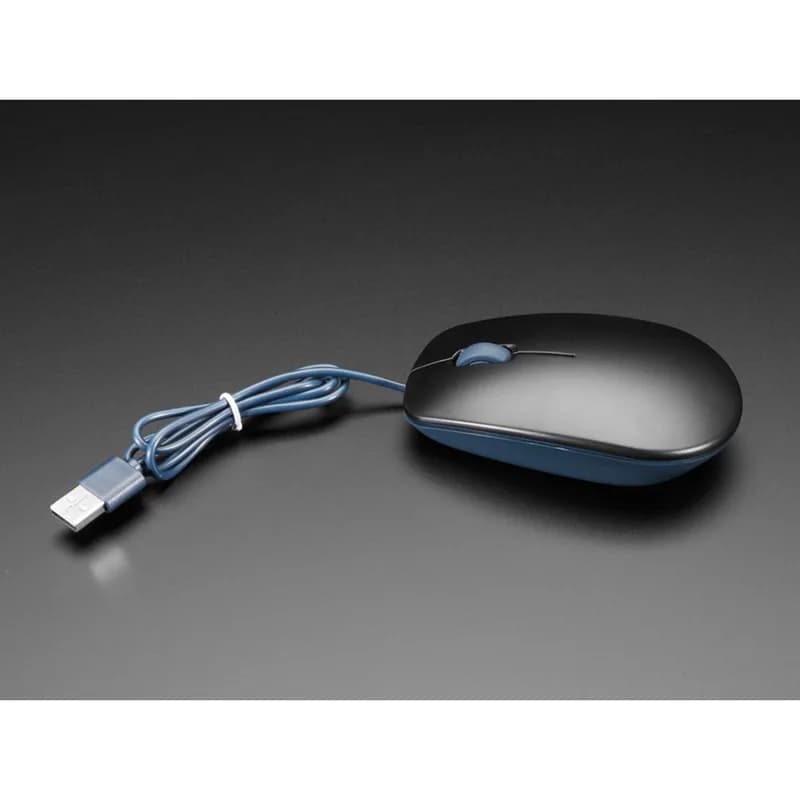 Официальная оптическая USB-мышь Raspberry Pi — черно-серая