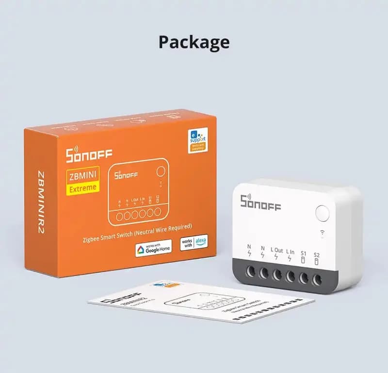 Умный коммутатор SONOFF ZBMINI Extreme Zigbee — ZBMINIR2