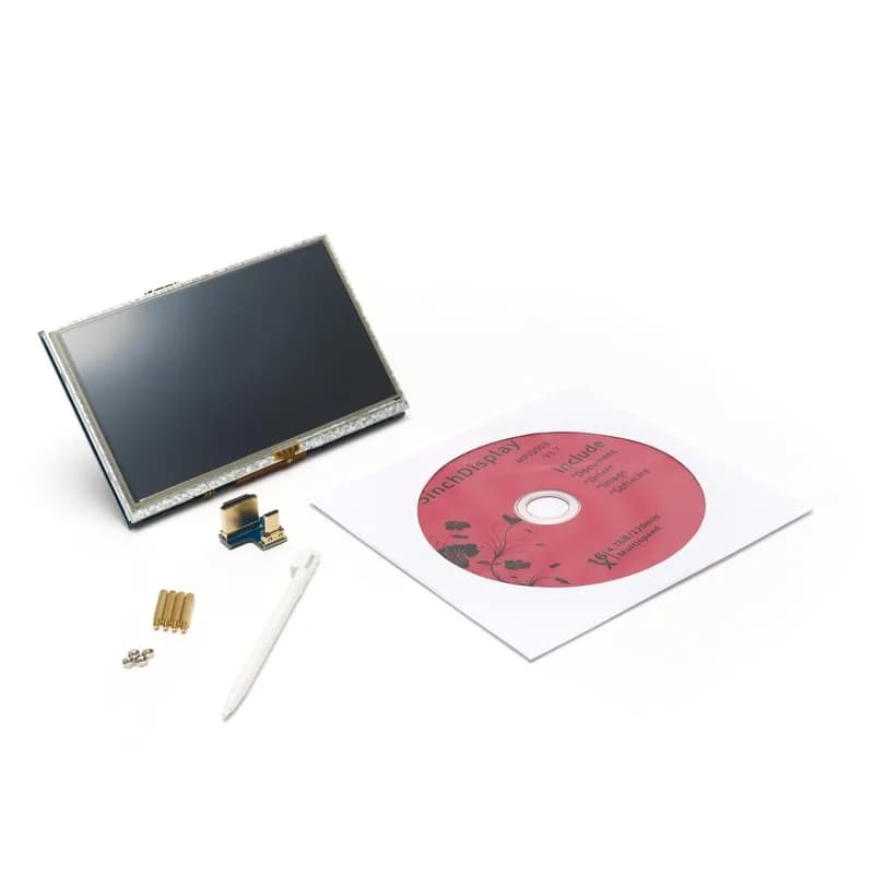5-дюймовый сенсорный ЖК-экран HDMI для Raspberry Pi 4