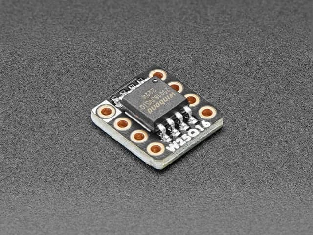 Коммутационная плата Adafruit QSPI DIP — W25Q16 — 16 Мбит, 2 МБ