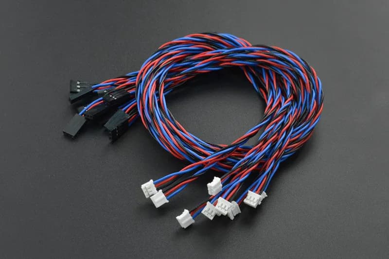 Гравитация: кабель аналогового датчика для Arduino — 50 см (10 шт. в упаковке)