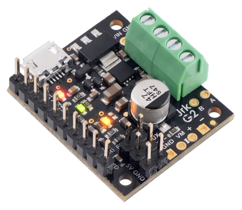 Jrk G2 21v3 USB-контроллер двигателя с обратной связью (припаянные разъемы)