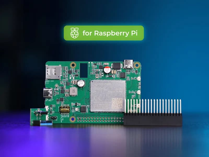 Шляпа Raspberry Pi 4G LTE CAT4 с Quectel EG25-GL, Plug-and-Play, глобальные диапазоны