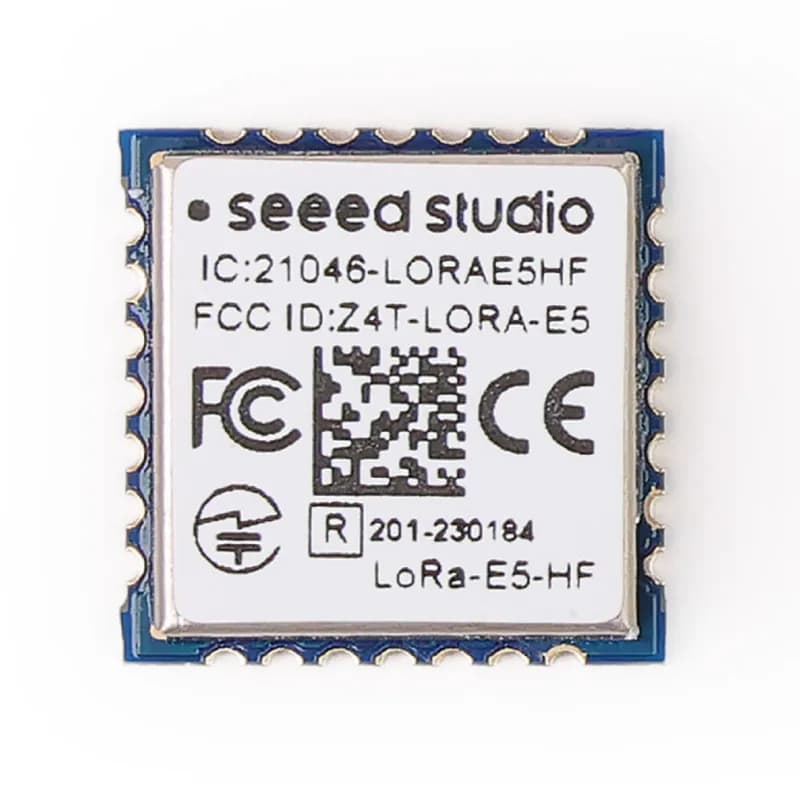 Беспроводной модуль Wio-E5 LoRa (STM32WLE5JC) — микроконтроллер ARM Cortex-M4 с приемопередатчиком SX126x, поддержка LoRaWAN для EU868 и US915 — Seeed Studio