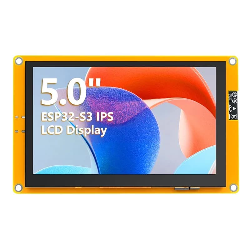5-дюймовый IPS-дисплей ESP32-S3 | Емкостный сенсорный экран 800×480 | Поддержка Wi-Fi/Bluetooth | С интерфейсом динамика