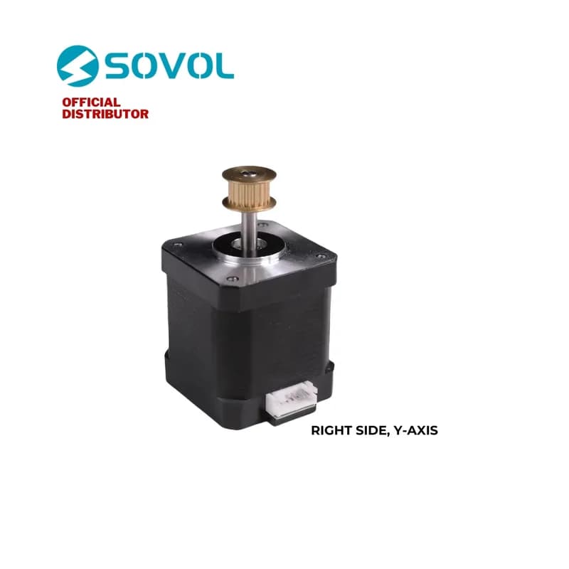 Комплект шагового двигателя Sovol 42-48 (правая сторона, ось Y) для 3D-принтера SV08
Ключевые характеристики