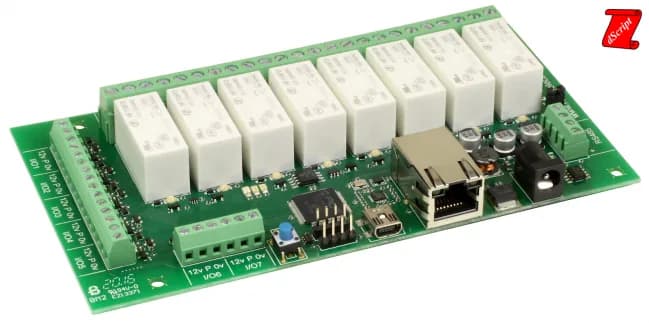 dS378 — реле Ethernet 8 x 16 А