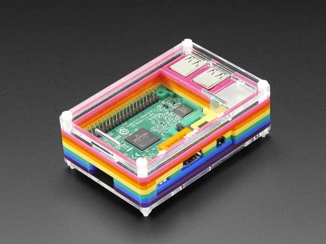 Rainbow Pibow — корпус для Raspberry Pi 2/Model B+/Pi 3