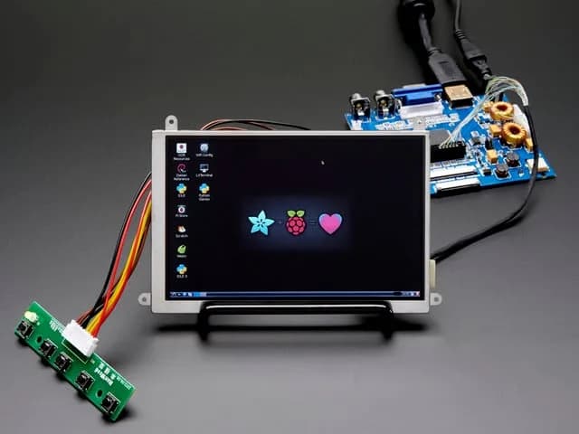 5,6-дюймовый комплект дисплея и звука 1280x800 (720p) — HDMI/VGA/NTSC/PAL