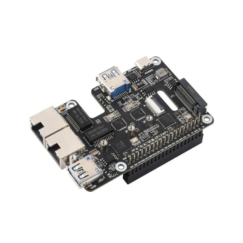 Waveshare Raspberry Pi 5 PCIe - M.2 NVMe / USB 3.2 / HAT+