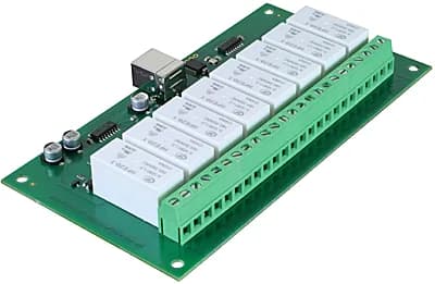 USB-RLY16L - 16 А, 8-канальный релейный модуль
