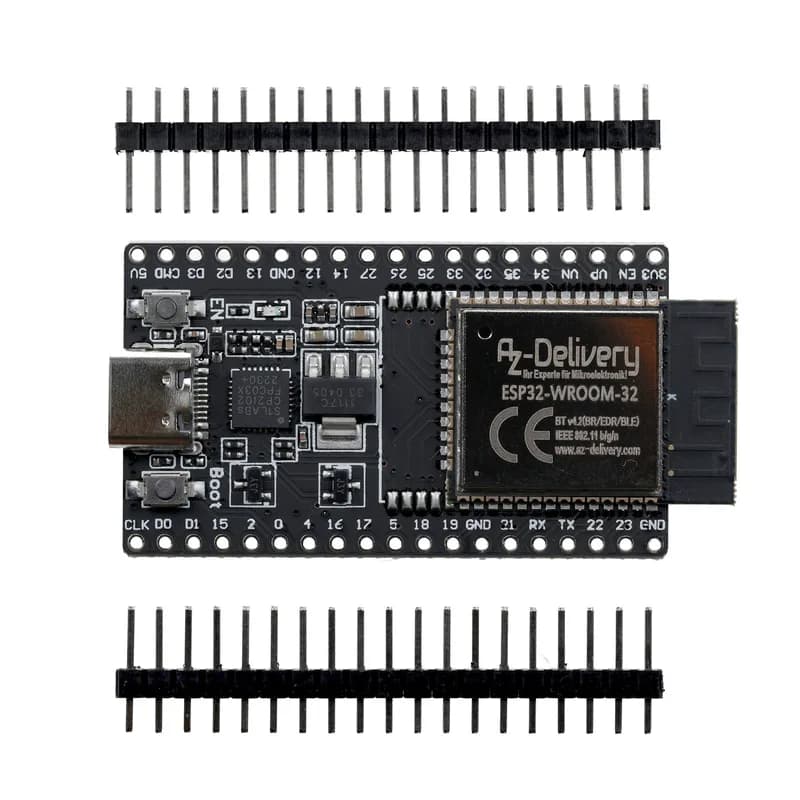 ESP32 Board Dev Kit C V4 NodeMCU WLAN WiFi Плата разработки с поддержкой USB-C и совместимостью с Arduino