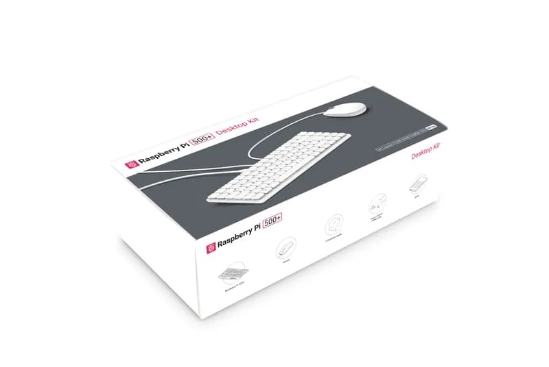 Настольный комплект Raspberry Pi 500+ — версия для ЕС