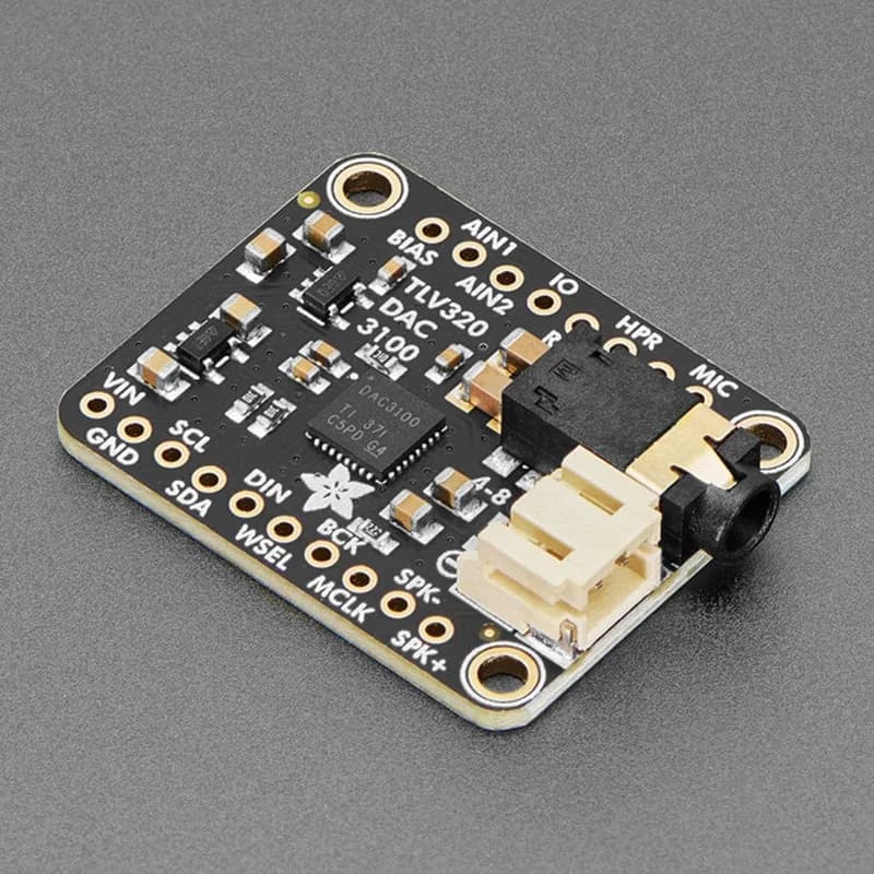 Adafruit TLV320DAC3100 — ЦАП I2S с выходом на наушники и динамик