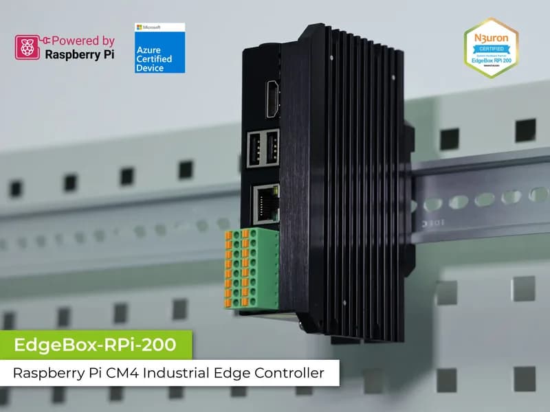 EdgeBox RPi 200 — устройство Raspberry Pi IoT Edge | Интернет вещей | 1 ГБ ОЗУ, 8 ГБ eMMC