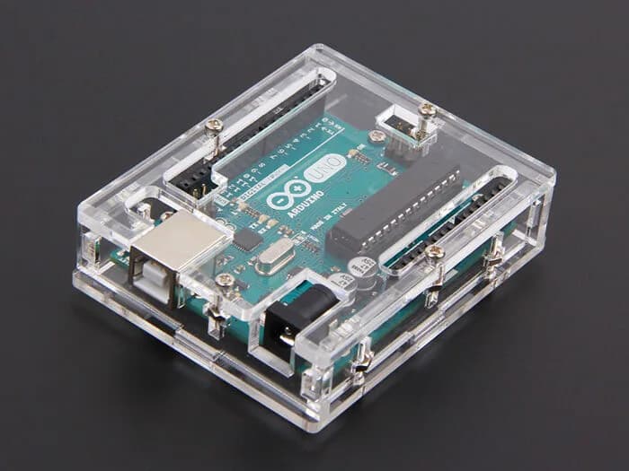 Акриловый корпус Arduino UNO R3 — прозрачный