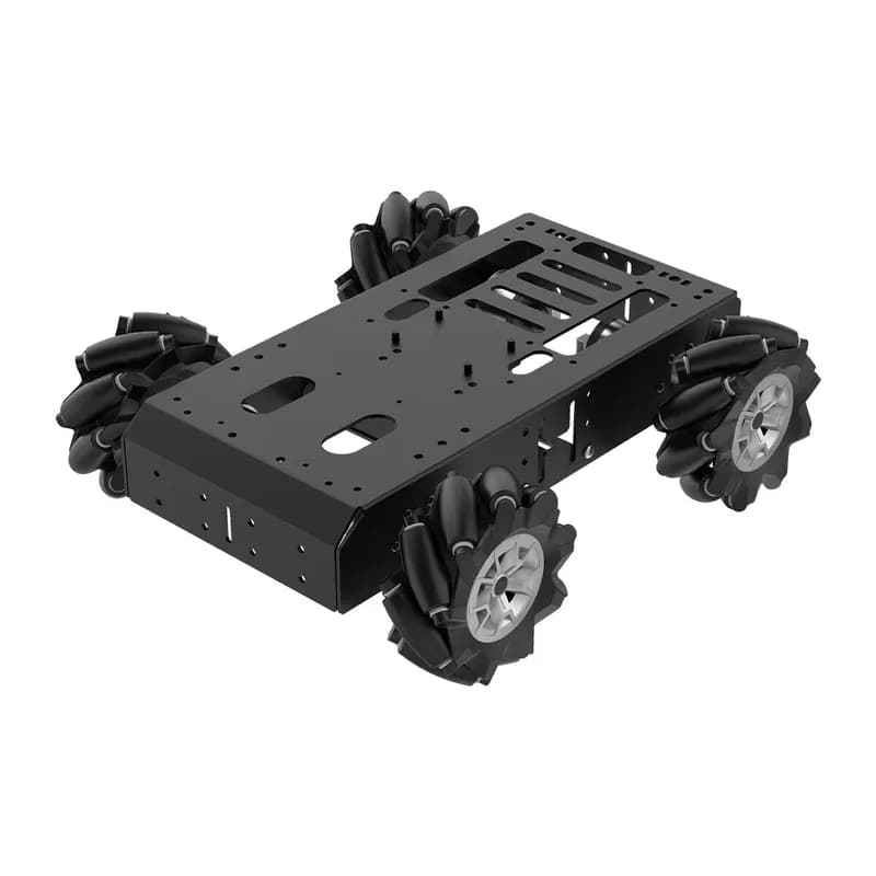 Hiwonder большое металлическое шасси автомобиля 4WD для робота Arduino/Raspberry Pi/ROS с мотор-редуктором с энкодером 8 В