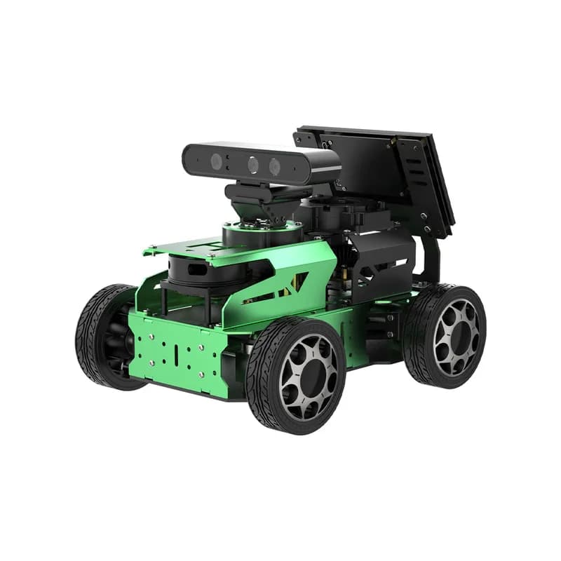 Комплект робота Hiwonder JetAcker AI — образовательный робот для кодирования ROS1/ROS2 на базе NVIDIA Jetson с мультимодальной моделью искусственного интеллекта (ChatGPT), голосовым управлением, взаимодействием AI Vision и SLAM