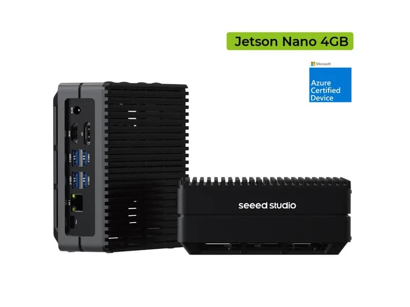 reComputer J1020 v2 (без адаптера питания) — компьютер Edge AI с NVIDIA® Jetson Nano 4 ГБ