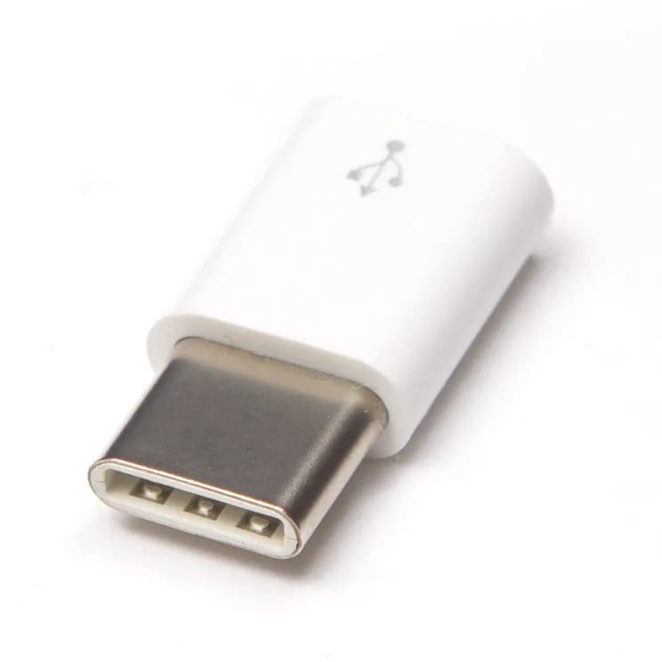 Переходник Raspberry Pi® Micro USB(F) на USB-C(M), белый