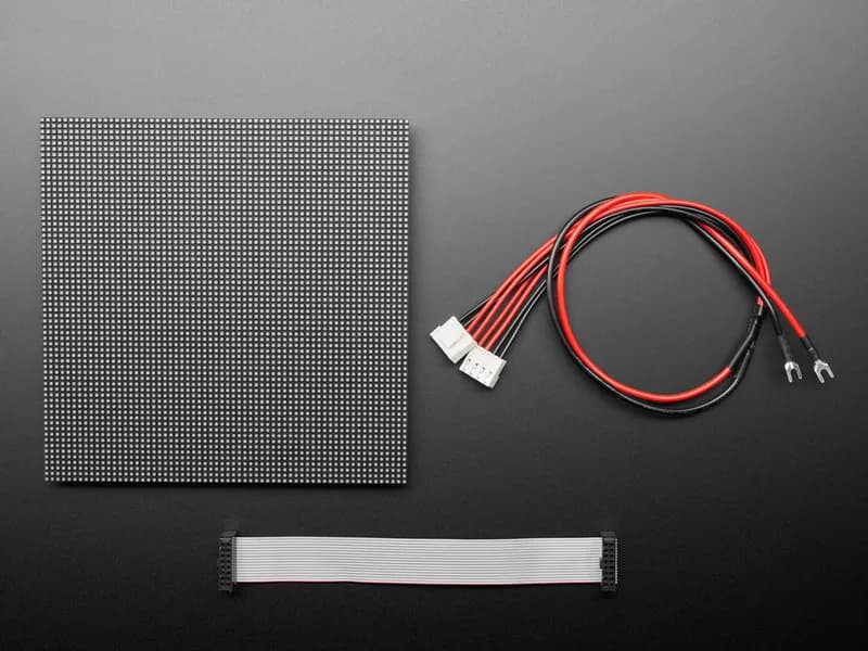 64x64 RGB светодиодная матричная панель с бордюрным вырезом под 45 градусов - шаг 2,5 мм