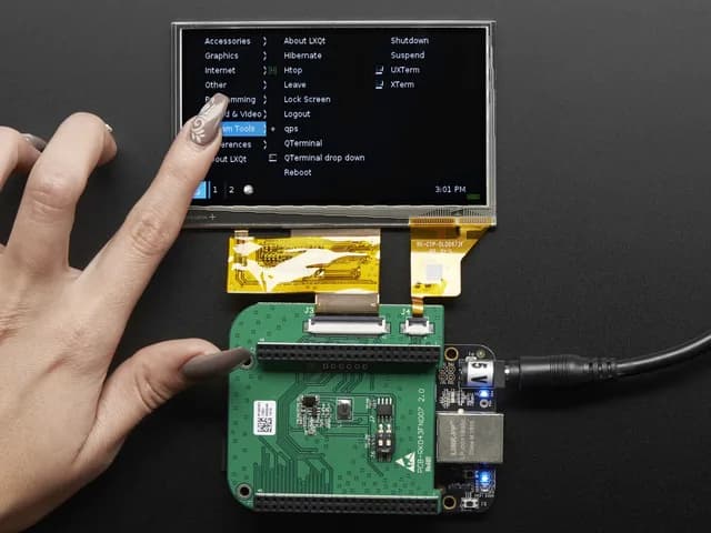 Накидка с емкостным сенсорным ЖК-дисплеем 4,3 дюйма для BeagleBone