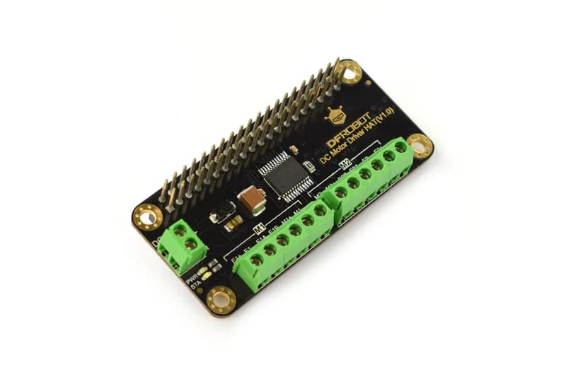 Раскройте свои собственные проекты с помощью драйвера двигателя Raspberry Pi HAT