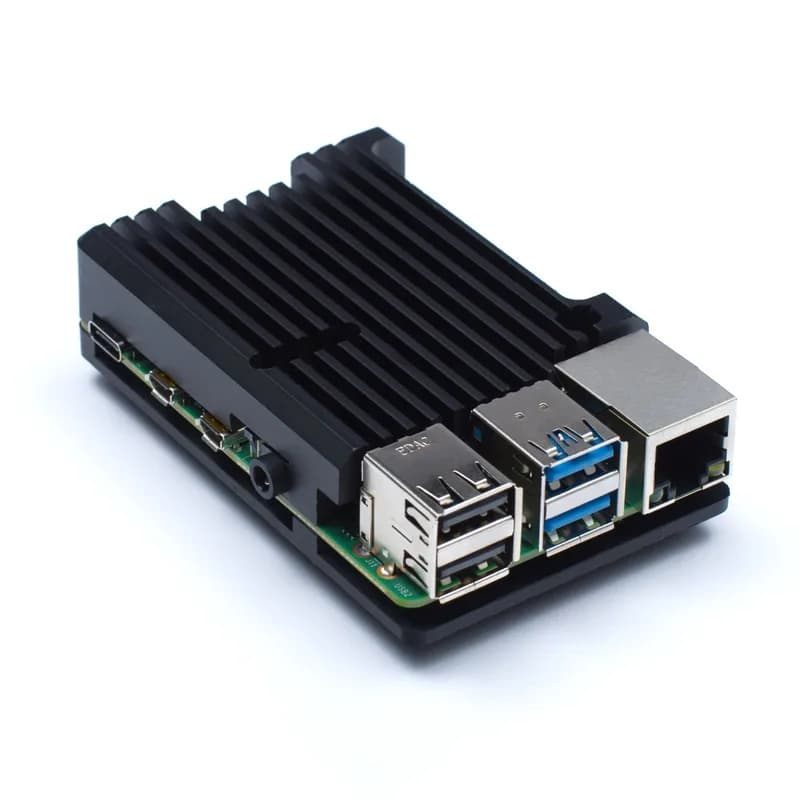Корпус Raspberry Pi 4 из алюминиевого сплава с охлаждающим радиатором
