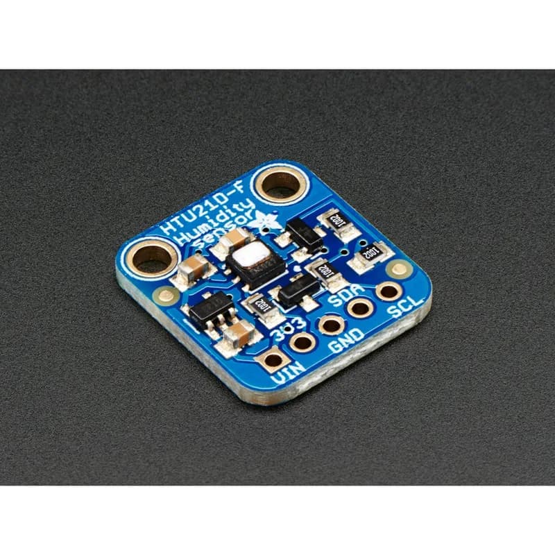 Коммутационная плата датчика температуры и влажности Adafruit HTU21D-F — с разъемами или без них